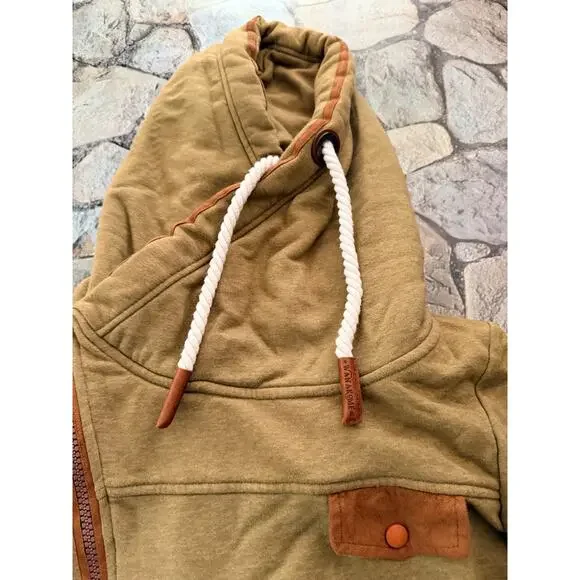 WANAKOME ASYMMETRICAL HESTRA ZIP UP - Picture 4 of 10